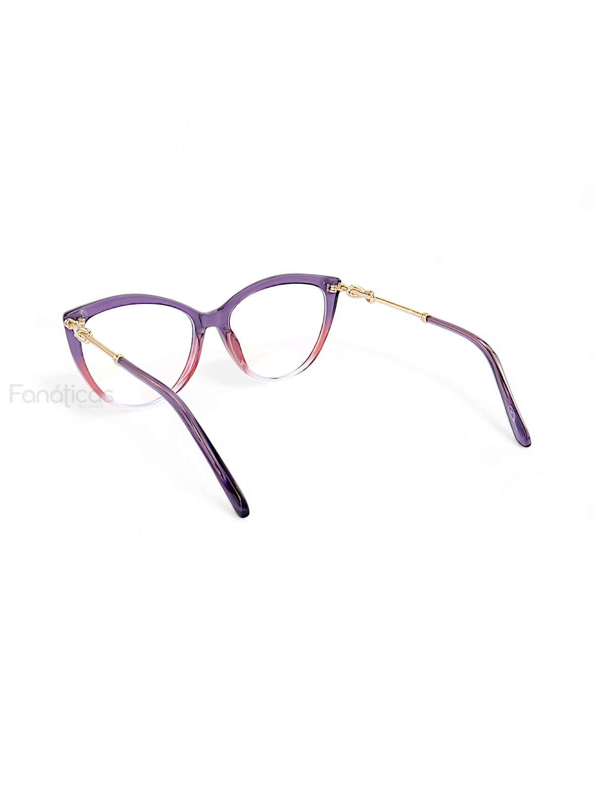 Armação de Óculos Gatinho TF2161 Roxo Degrade