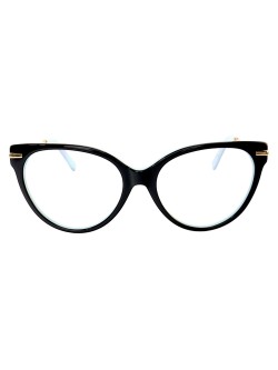 Armação de Óculos Gatinho TF3051 Preto e Azul