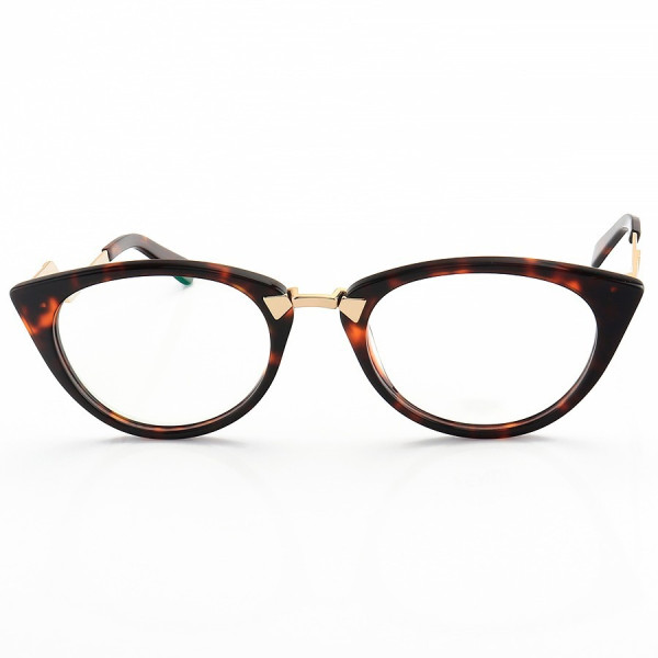 Armação de Óculos Gatinho Orchidea FF0118 Marrom Tartaruga