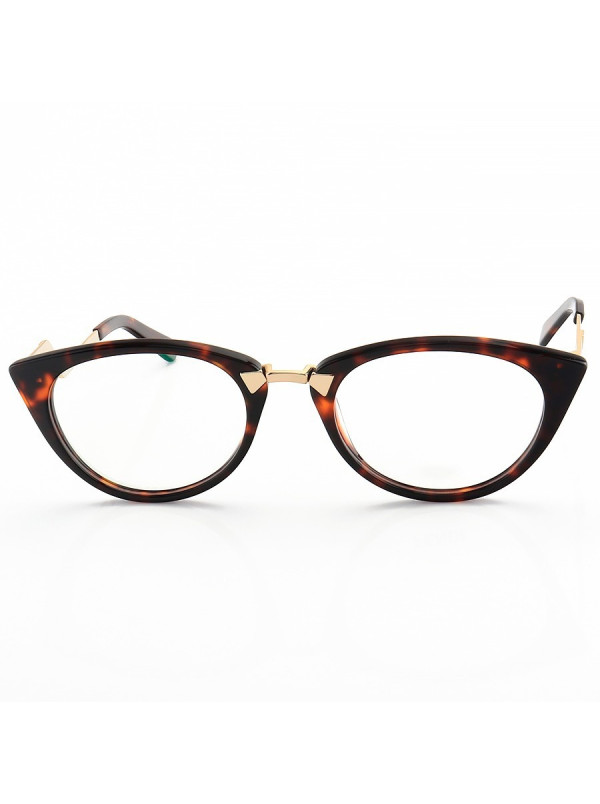 Armação de Óculos Gatinho Orchidea FF0118 Marrom Tartaruga