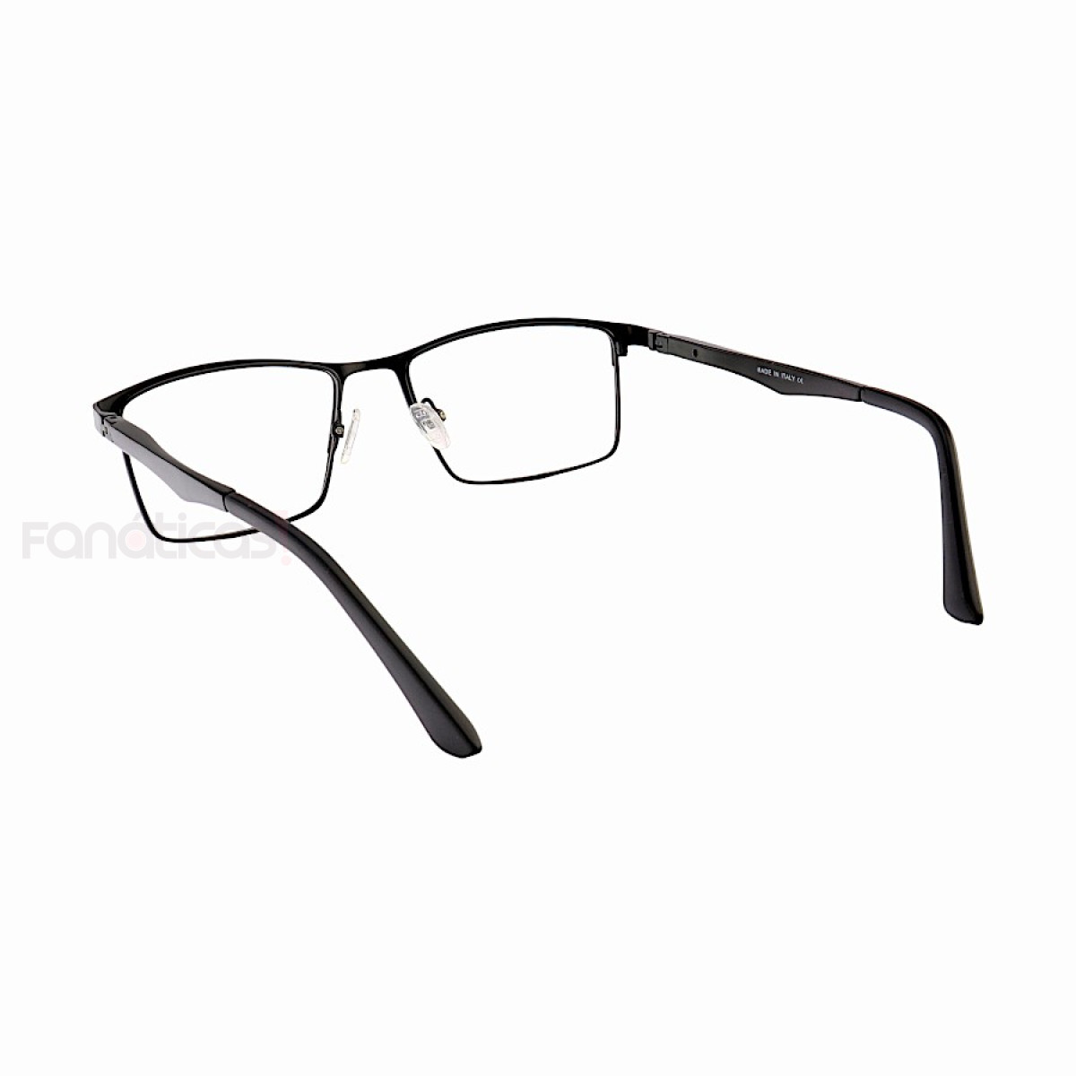 Armação de Óculos Masculina FN9127 Metal Titanium Preto