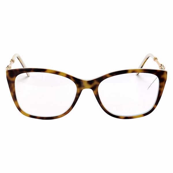 Armação de Óculos Quadrada TF2163 Tartaruga e Verde