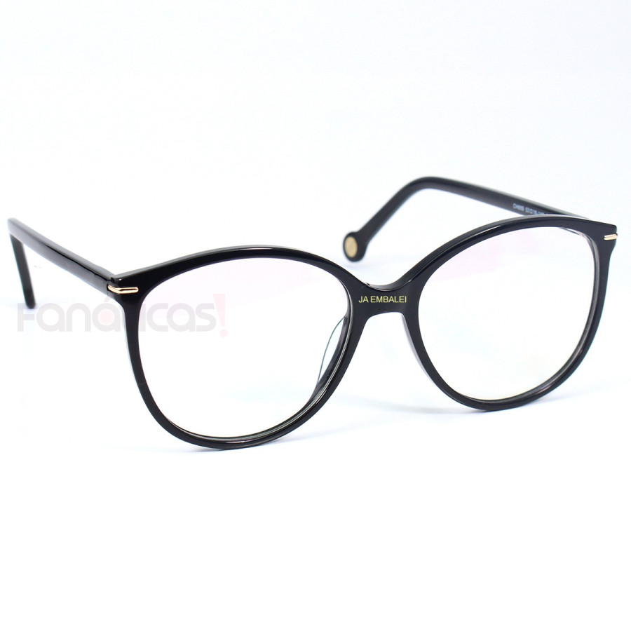 armacao oculos redondo preto