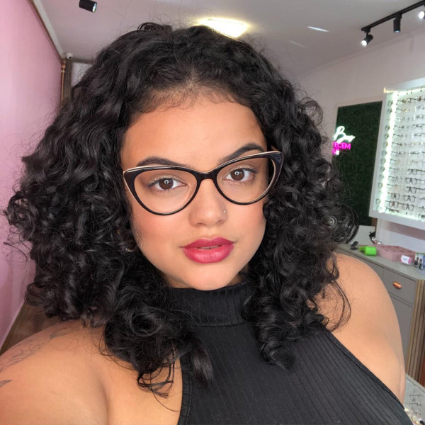 Armação de Grau - Gatinho  CD 80633 - Marrom e Creme