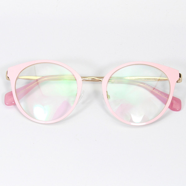 Armação de Óculos Oval 51P - Rosa