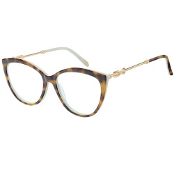 Armação de Óculos Gatinho TF2161B Tartaruga e Verde