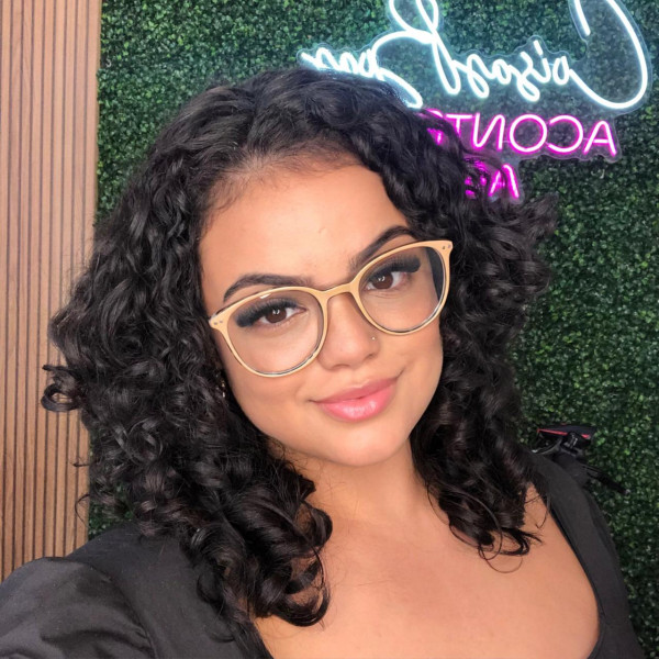 Armação de Óculos Redonda Marta JX006 Nude