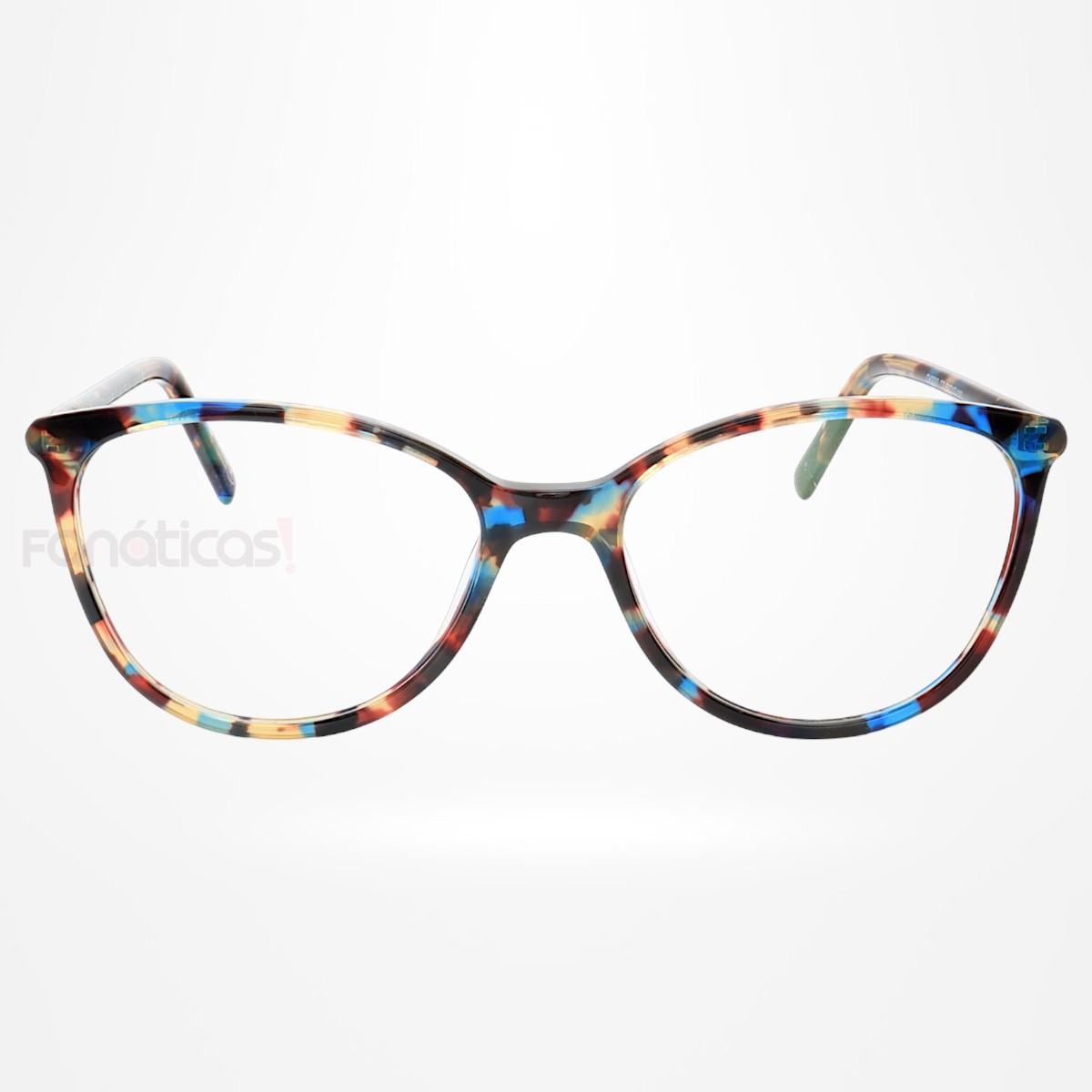 Armação de Óculos Redonda CH3390 Azul Tartaruga