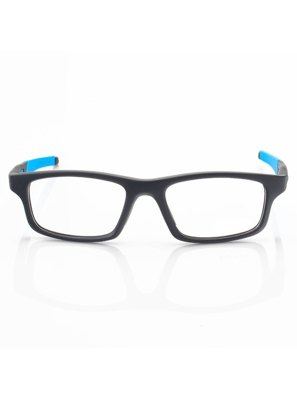 Armação de Óculos Retangular Crosslink OX8037 Preto e Azul