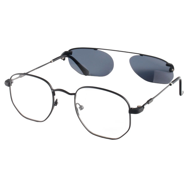Armação de Óculos Clipon Hexagonal RB6167 Preto