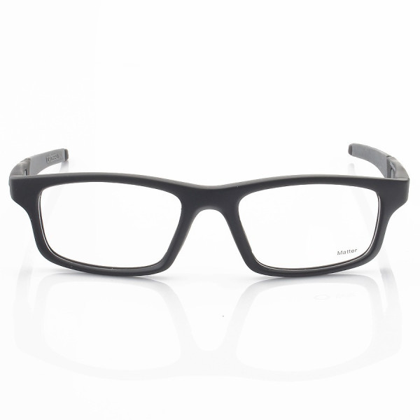 Armação de Óculos Retangular Crosslink OX8037 Preto e Cinza