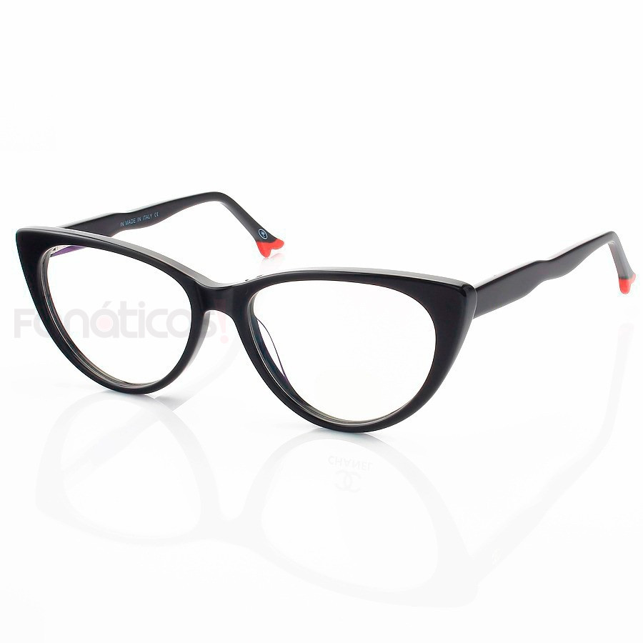 Armacao de Óculos Gatinho CH80512 Sapatinho Preto