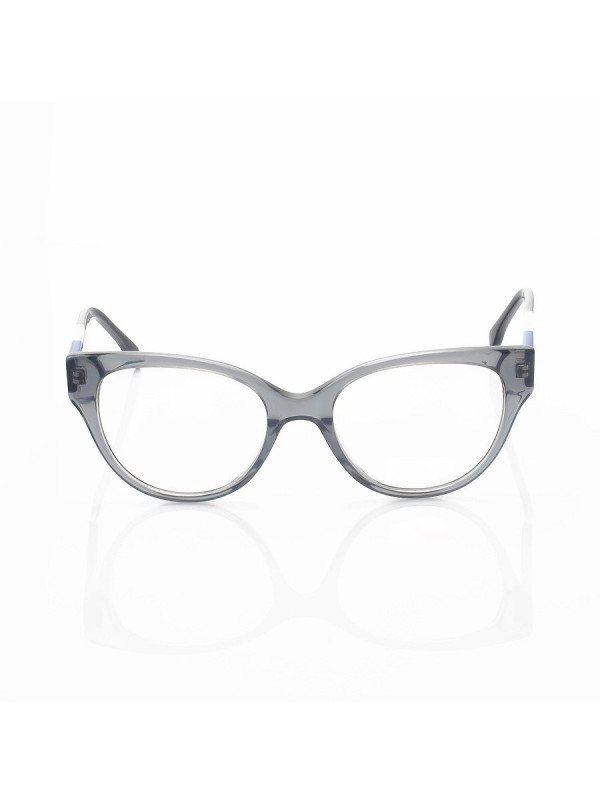 Armação de Óculos Oval FD3260 Cinza e Azul