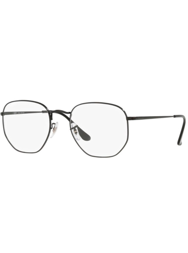 Armação de Óculos Hexagonal FN3548 Hexagonal Preta