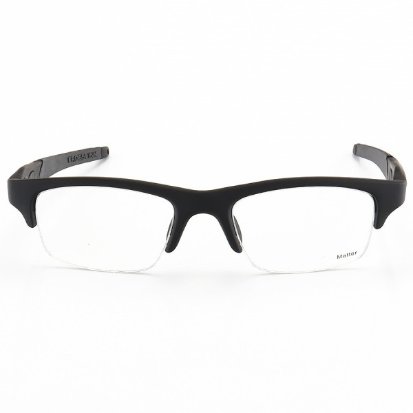Armacao de Óculos Crosslink OX8038 Meio Aro Toda Preta