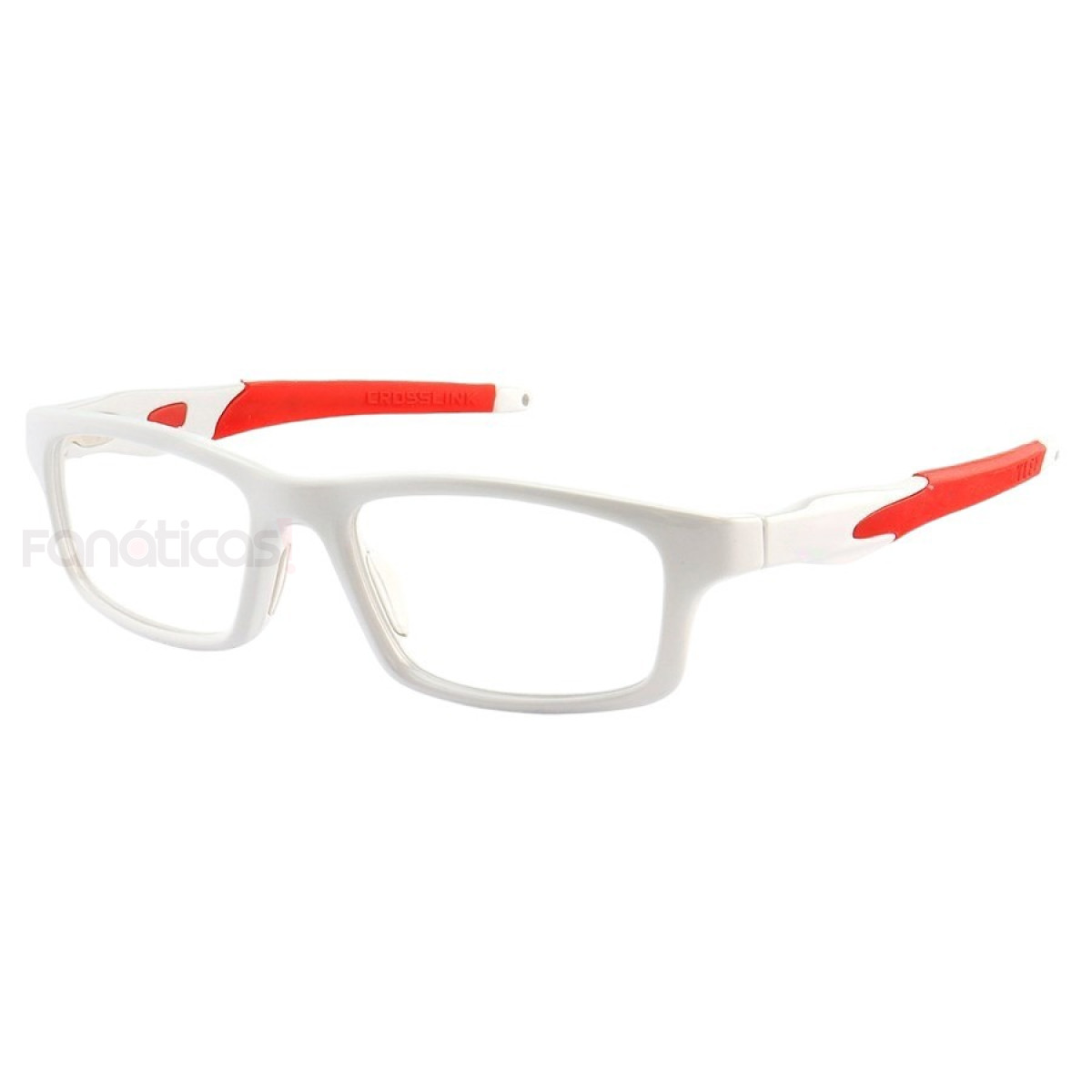 Armação de Óculos Crosslink OX8037 Branco e Vermelho