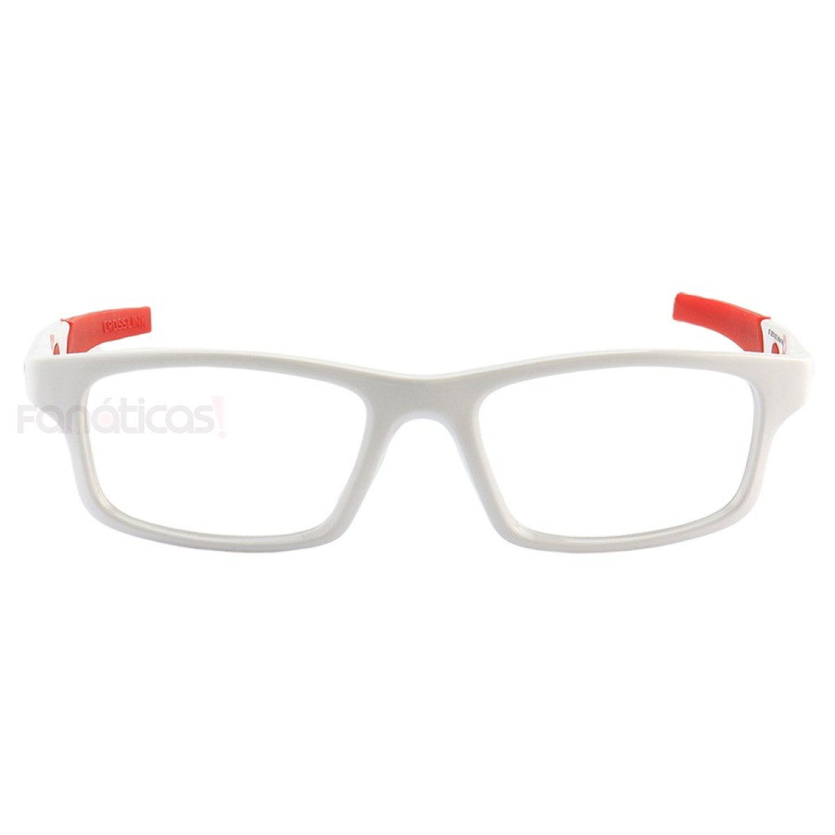 Armação de Óculos Crosslink OX8037 Branco e Vermelho