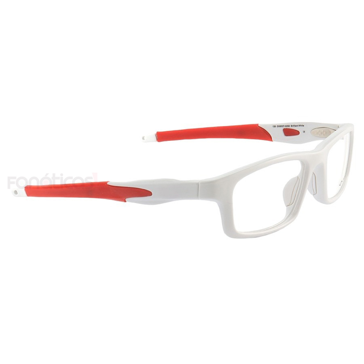 Armação de Óculos Crosslink OX8037 Branco e Vermelho