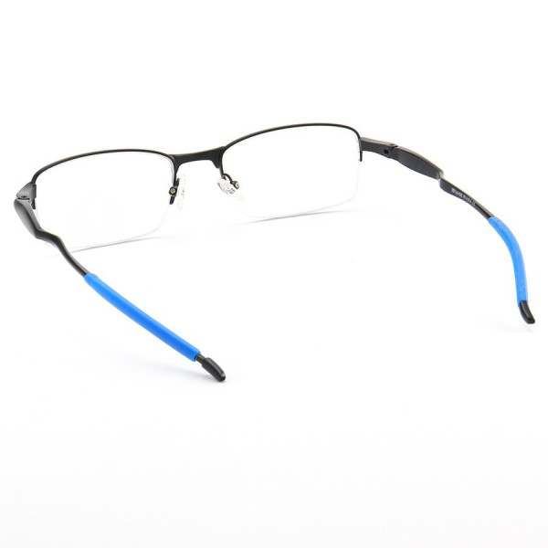 Armação de Óculos Meio Aro Evade OX3208 Preto e Azul