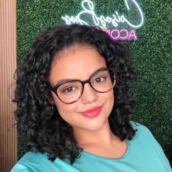 Armação de Óculos Oval  DG3320 Preto Degrade