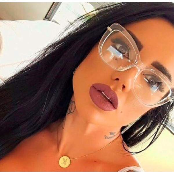 Armação de Óculos Quadrado  MJ545 Transparente