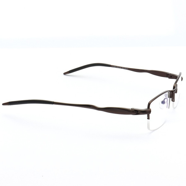 Armação de Óculos Meio Aro Evade OX3208 Marrom
