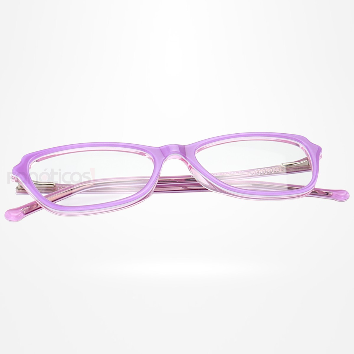Armação de Óculos Gatinho PZ3543 Infantil Lilás