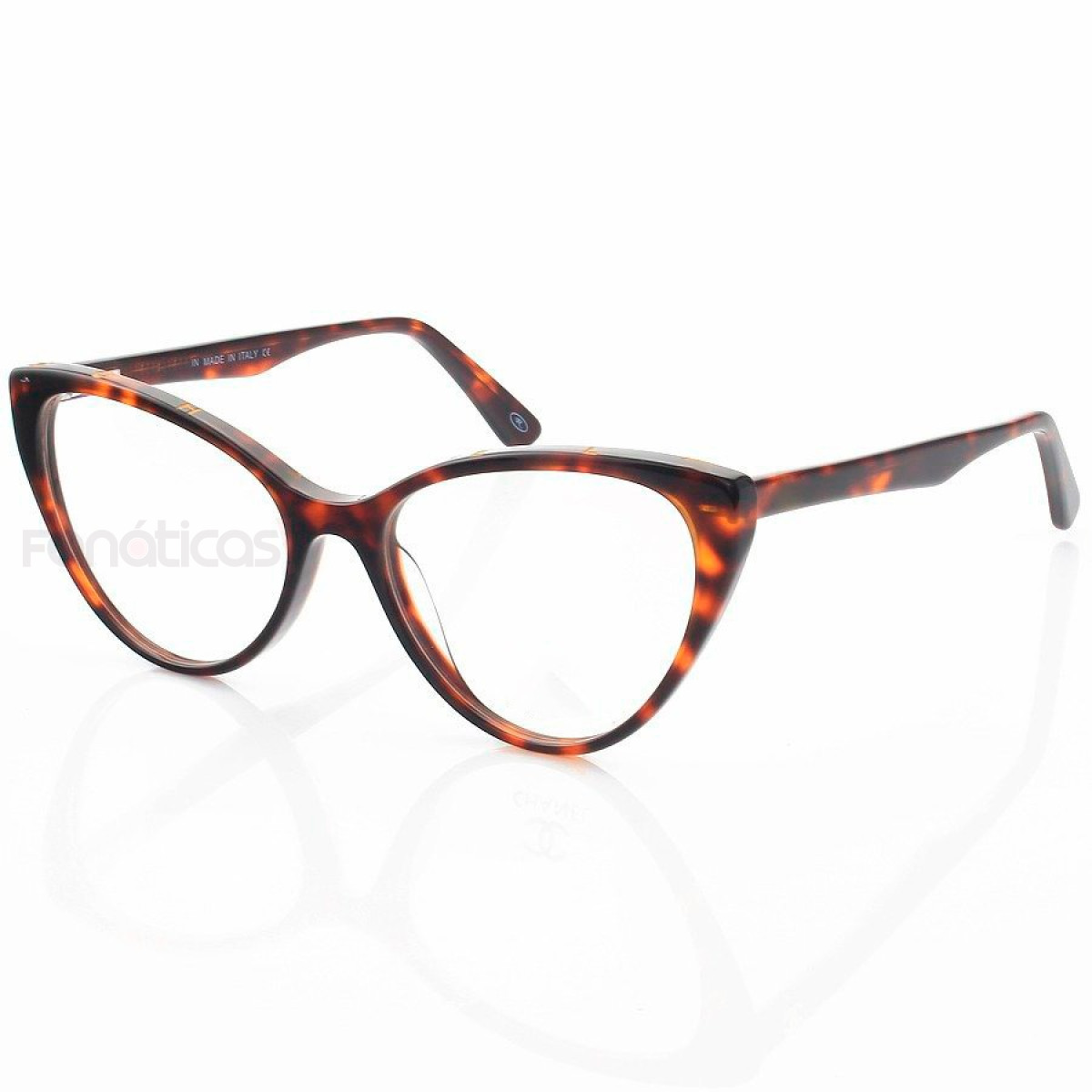 Armação de Óculos Gatinho CH8233 Marrom Tartaruga