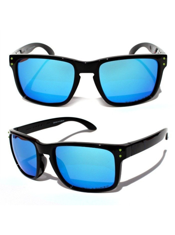 Óculos Holbrook MotoGP RM110 Preto com Lente Azul