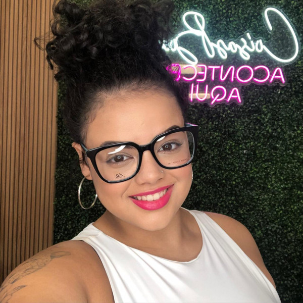 Armação de Óculos Quadrado LQ6004 Preto e Azul