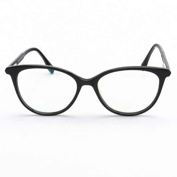 Armação de Óculos Oval FF0465 Preto