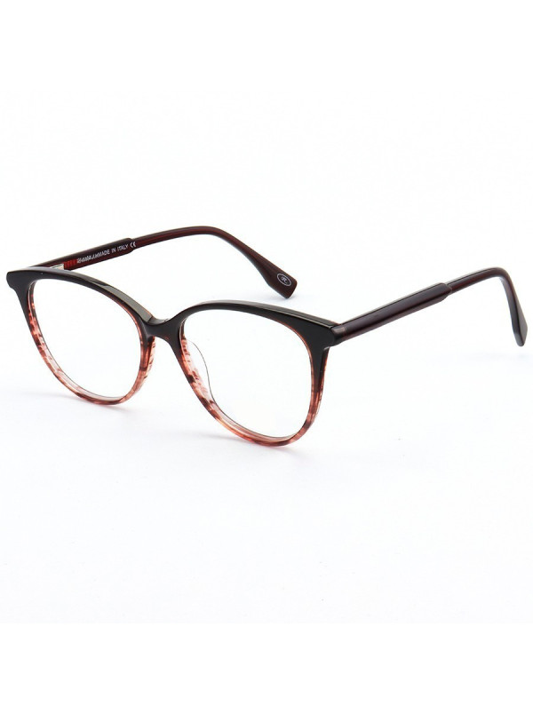 Armação de Óculos Oval FF0465 Preto Degrade