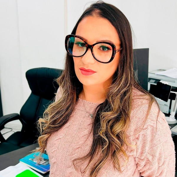 Armação de Óculos Quadrada CL00110 Marrom Tartaruga