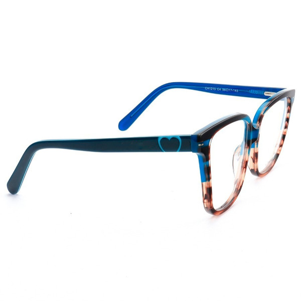 Armação de Óculos Quadrado CH1215 Azul Degrade