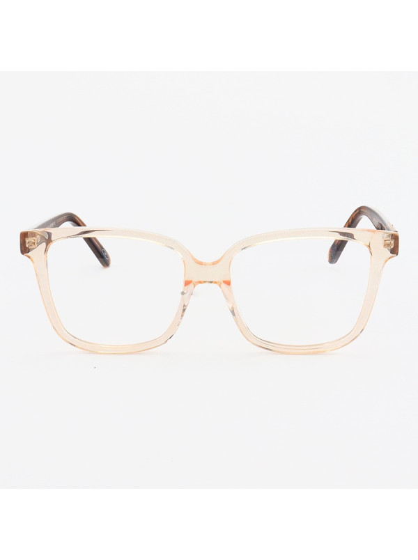Armação de Óculos Quadrado CH1215 Creme Translúcido
