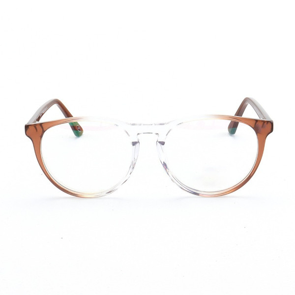Armação de Óculos Redonda CH7080 Marrom Degrade