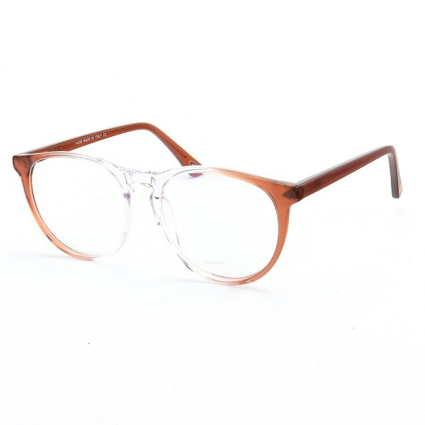 Armação de Óculos Redonda CH7080 Marrom Degrade