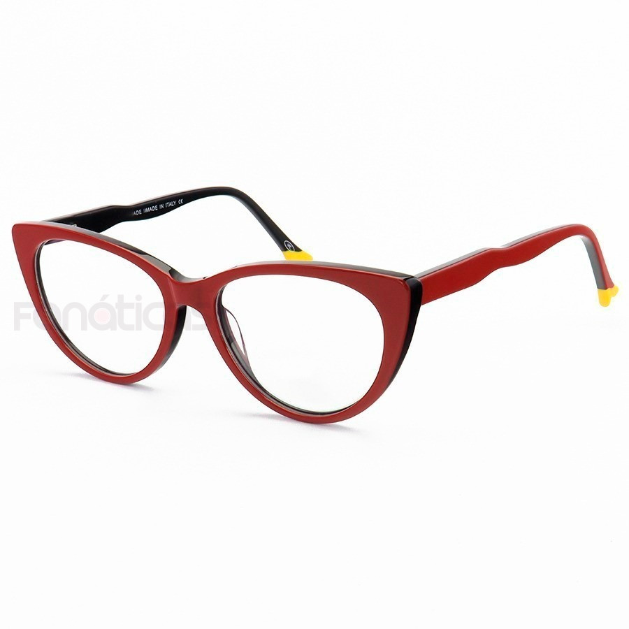 Armação de Óculos Gatinho CH80512 Sapatinho Vermelho