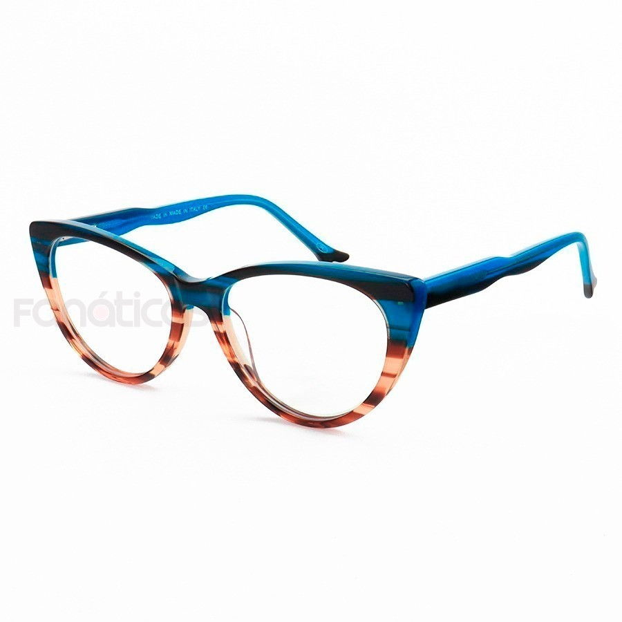 Armação de Óculos Gatinho CH80512 Sapatinho Azul Degrade