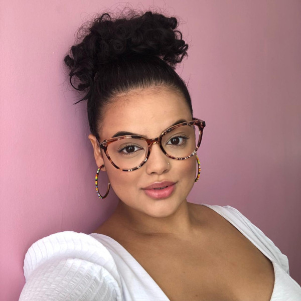 Armação de Óculos Oval PD5377 Floral