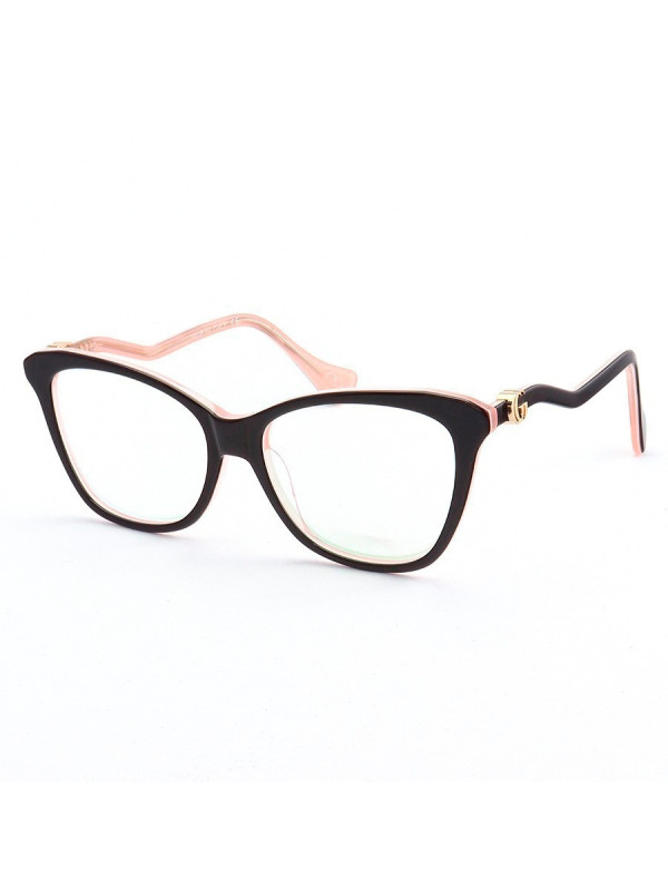 Armação de Óculos Quadrado GG10120 Preto e Rosa