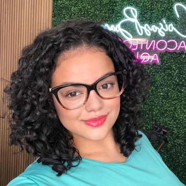 Armação de Óculos Quadrado GG10120 Preto Degrade