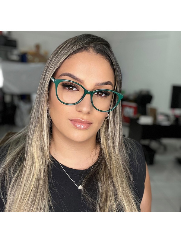 Armação de Óculos Oval TF2175 Verde