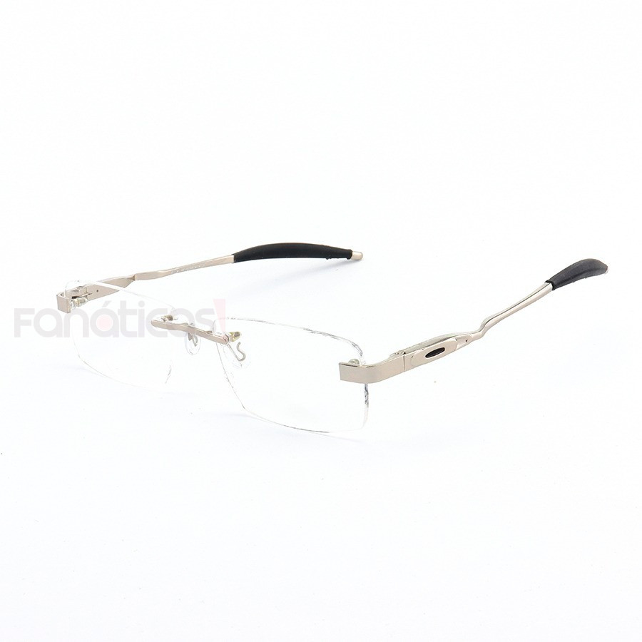 Armação de Óculos Flutuante Sem Aro Oakley O1267 Prata