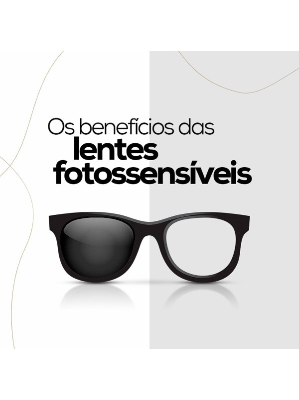 Lentes Fotossensíveis Escurecem no Sol