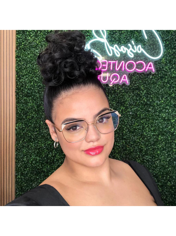 Armação de Óculos Quadrado 96020 Preto