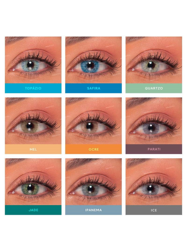 Lentes de Contato Solótica Hidrocor Sem Borda Anual