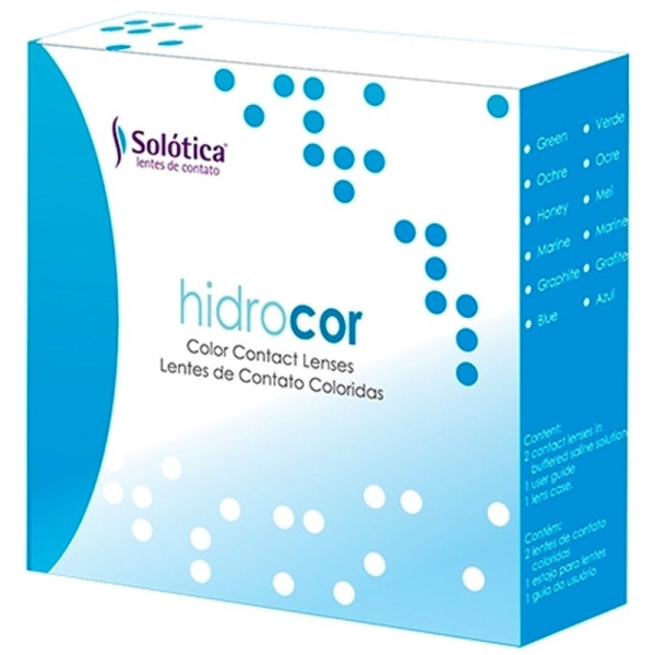 Lentes de Contato Solótica Hidrocor Sem Borda Anual