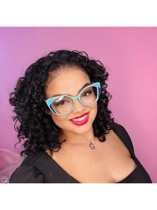 Armação de Óculos Gatinho DLYY1002 Verde