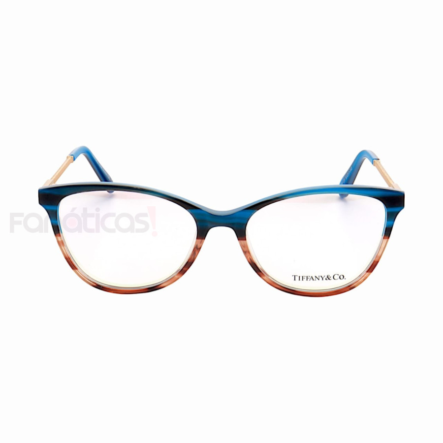Armação de Óculos Oval TF2668 Azul Degrade